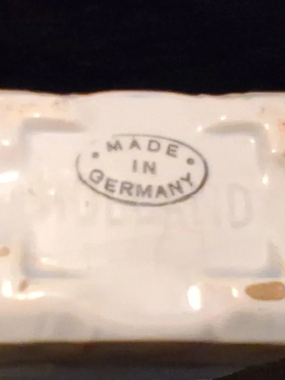 Rare (1920s-40s) Vintage Delftware Cloves Spice Jar Replacement Made in Germany